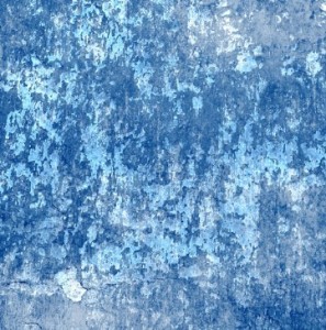 Blue Dilapidated Wall Background Texture