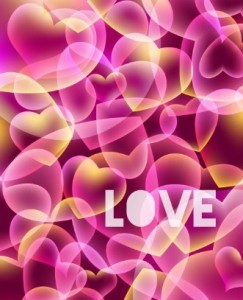 Fantastic Pink Valentine's Day Background Vector