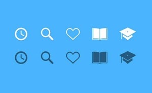 Set of Education Icons (PSD)