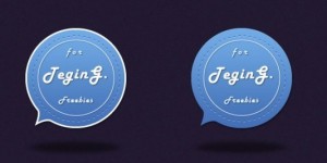 Bubble-Like Badge Template PSD