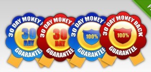 Set Of Money Back Guarantee Badges