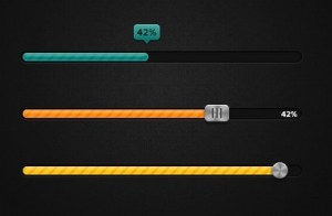 Set Of Cool Progress Bars PSD