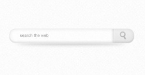 White 3D Search Form GUI PSD