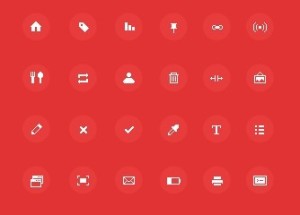 Clean and Small Pixel Icons Set PSD