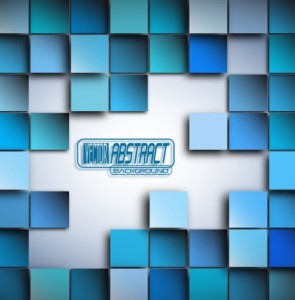 Abstract Squares Background Vector 01