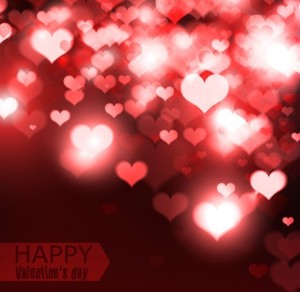 Elegant Happy Valentine's Day Background Vector 02