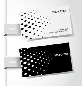 Stylish Business Card Design Templates Vector 01