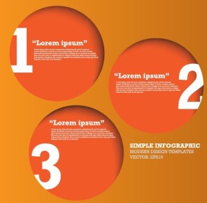 Vector Circular Numeric Options For Infographic 02