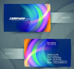 HI-Tech Concept Bussiness Card Template Vector 04