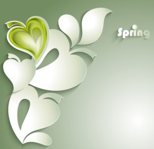 Small Green Sapling Of Spring Concept Background Vector 03