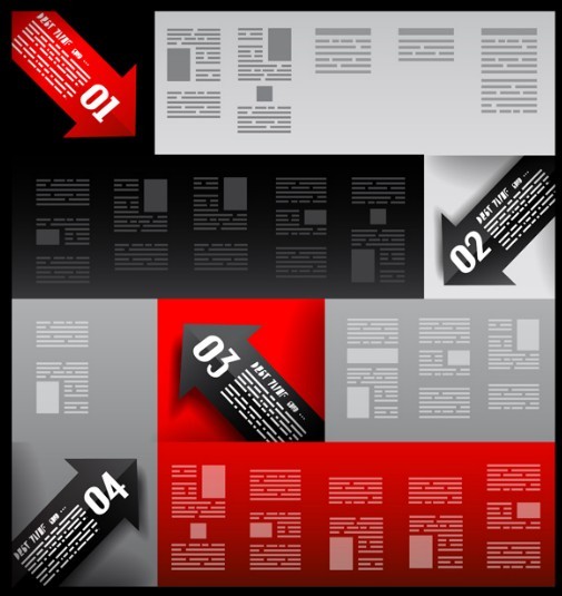 Vector Information Analysis Template For Infographic 04