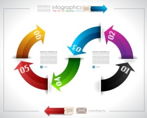 Vector Information Analysis Template For Infographic 07