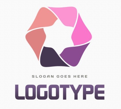 Colorful Hexagon Logo Design Vector