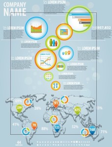 Creative 3D Infographic Template Vector 01