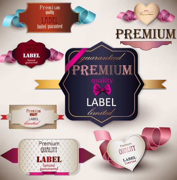 Premium Quality Vector Labels