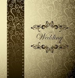 Noble and Elegant Invitation Card Cover Design Vector 02