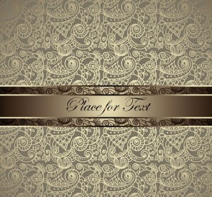 Noble and Elegant Invitation Card Cover Design Vector 04