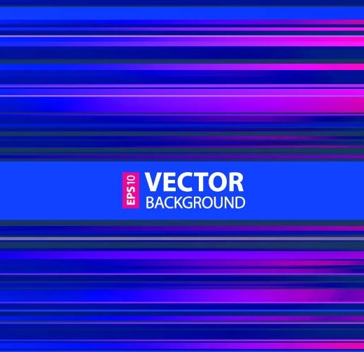 Colored Horizontal Stripes Background Vector 02