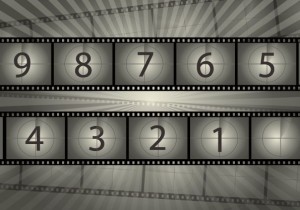 Film Reel Countdown Vector