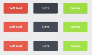 Simple Web Buttons Template PSD