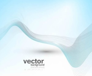 Simple and Clean Abstract Waves Background Vector 02