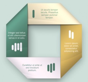 Colored Numeric Labels For Infographic 07