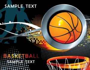 Vector Basketball Background