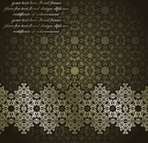 High Quality Vintage Floral Pattern Vector 07