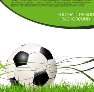 Vector Football Design Background 03