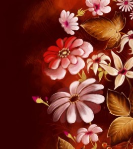 Fantastic Vintage Vector Flowers 01