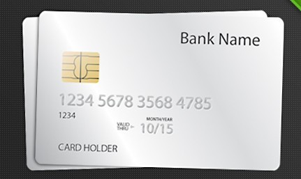 Shiny Credit Card Template PSD