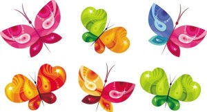 Vector Colorful Butterfly Designs & Illustrations 01