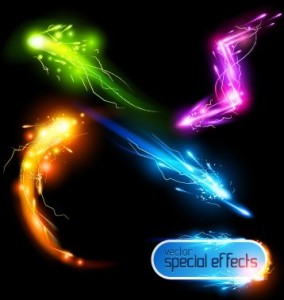 Cool Special Shining Effect Vector 01