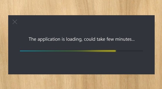 Simple and Fashion Progress Bar GUI PSD