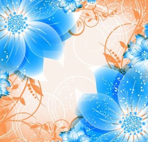 Colorful Spring Flowers Vector Illustration 01