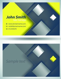 Dark Abstract Technology Business Cards Design Vector 02