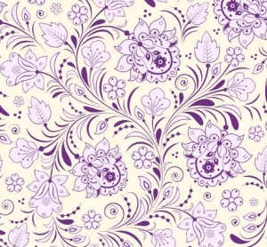 Elegant Hand Drawn Flowers Pattern Vector 01