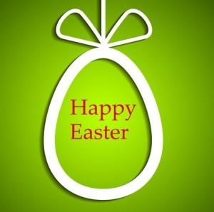 Elegant Happy Easter Eggs Desgin Vector 01