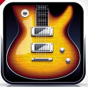 Elegant Vector Guitar App Icon