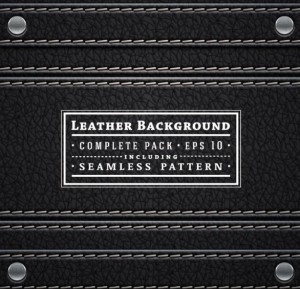 Seamless Leather and Accessories Patterns Vector 05