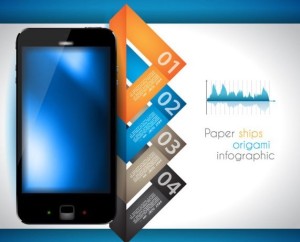 Vector Paper Origami Infographic Option Elements 05