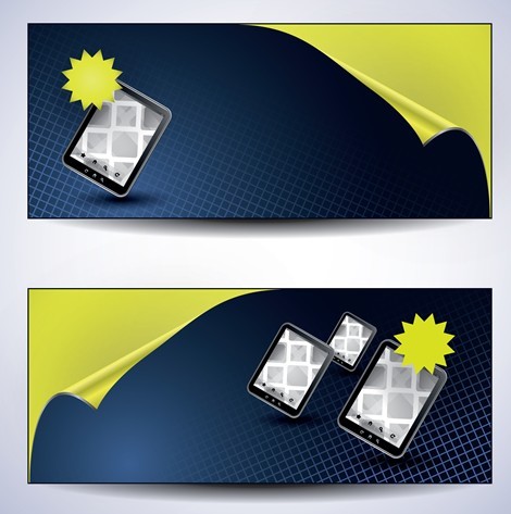 Vector iPad Sales Banners Design 02