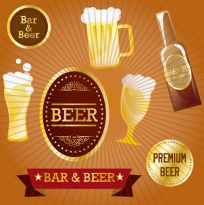 Set of Vector Premium Brewery Bar and Bear Labels 05