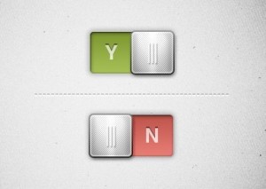 Basic Metal Switch Slider PSD