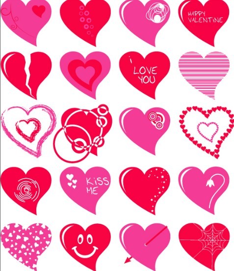 Lovely Vector Heart Design 02