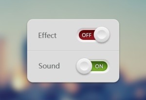 Sleek Switch Slider Panel PSD