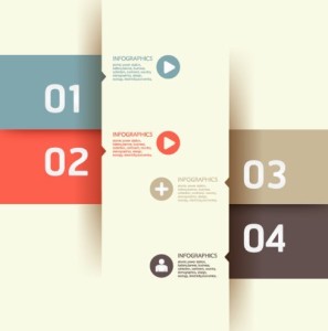 Vector Origami Infographic Option Labels 10