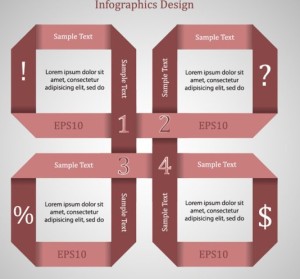 Vector Origami Infographic Option Labels 11