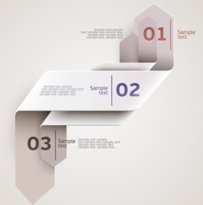 Vector Origami Infographic Option Labels 12