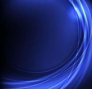 Blue Abstract Curves Vector Background 02